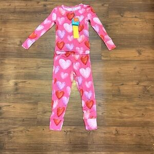 Posh Peanut Queen of Hearts Heart Long Sleeve Pajamas